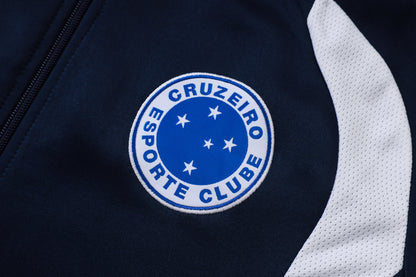 Chándal Cruzeiro Entrenamiento 26/27 – Azul Marino, Azul y Blanco
