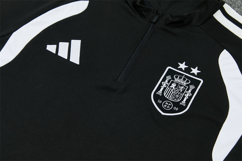 Chándal Selección Española Entrenamiento – Negro y Blanco