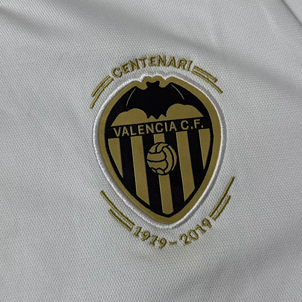 Camiseta Valencia CF Edición Especial BLU – Blanca con Detalles Dorados