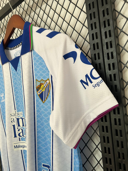 Camiseta Málaga CF Local 26/27 – Blanca y Celeste