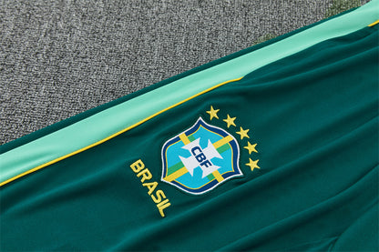 Conjunto Brasil 2026/2027 – Azul/Verde Entrenamiento