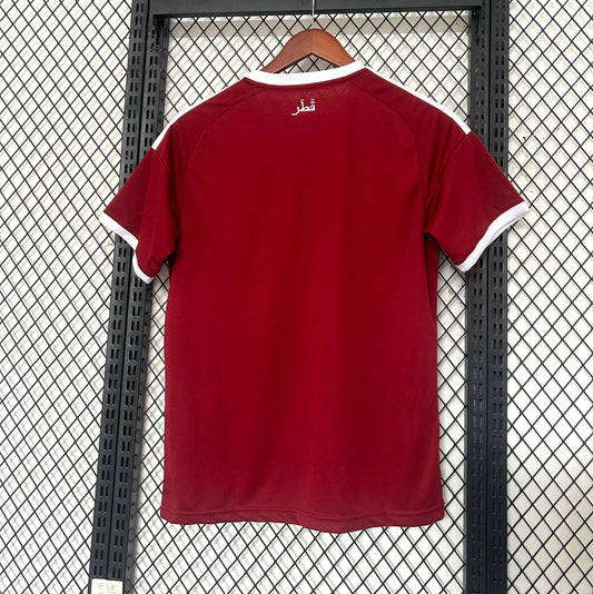 Camiseta Qatar 2025/2026 Local – Granate Oficial