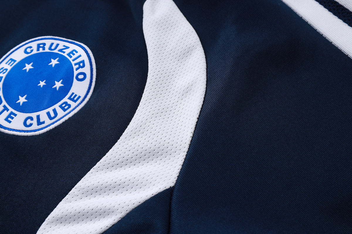 Chándal Cruzeiro Entrenamiento 26/27 – Azul Marino, Azul y Blanco