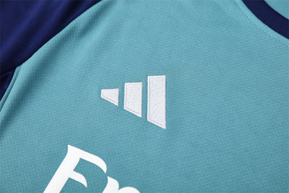 Set Oficial Arsenal Tercera Equipación 25/26 – Frescura Gunners en Azul Turquesa