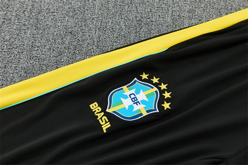 Conjunto Brasil 2026/2027 – Negro/Amarillo Entrenamiento