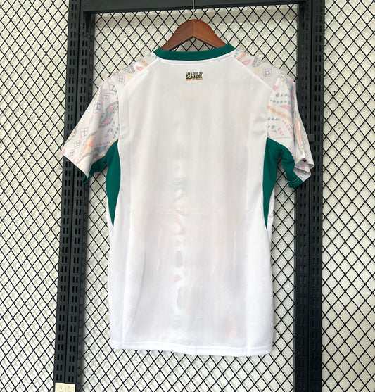 Camiseta Senegal 2025/2026 Visitante – Diseño Tribal Blanco