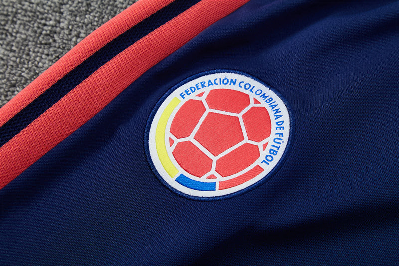 Chándal Colombia 2025/2026 – Conjunto de Entrenamiento Blanco Tricolor