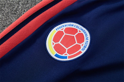 Chándal Colombia 2025/2026 – Conjunto de Entrenamiento Blanco Tricolor