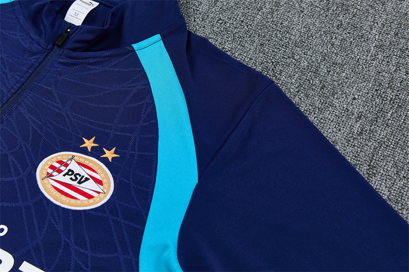 Chándal PSV Eindhoven Entrenamiento – Azul Marino y Turquesa