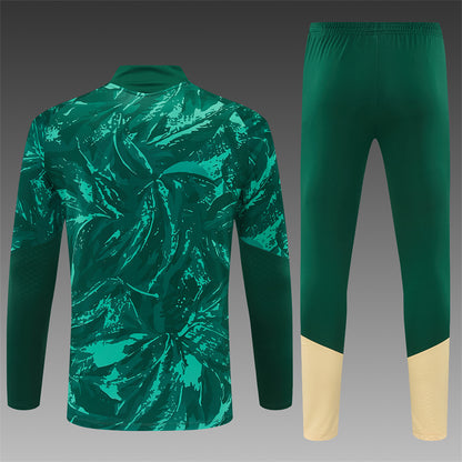 Conjunto Real Madrid 2026/2027 – Verde Estampado Entrenamiento