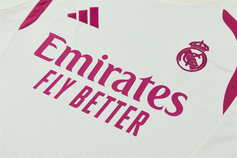 Conjunto Real Madrid Entrenamiento Blanco y Rosa 26/27