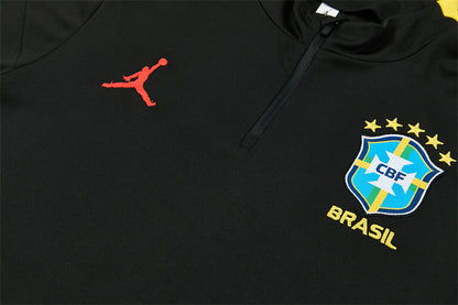 Conjunto Brasil 2026/2027 – Negro/Amarillo Entrenamiento