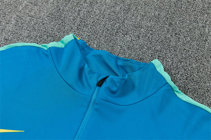 Conjunto Brasil 2026/2027 – Azul/Verde Entrenamiento