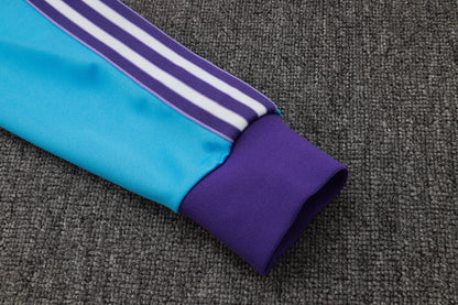 Chándal Retro Real Madrid Azul Claro y Morado 2025/2026