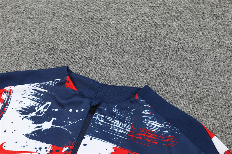 Chándal Oficial PSG 24/25 - Edición Especial Azul, Roja y Blanca