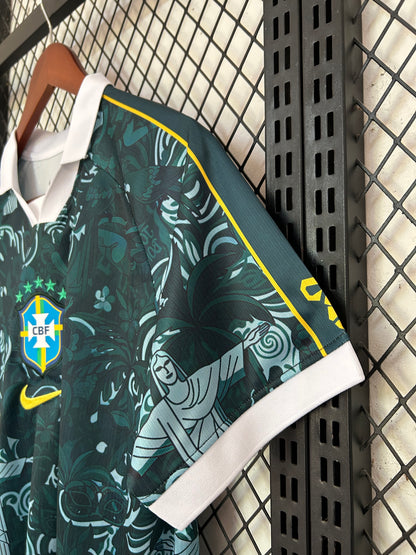 Camiseta Brasil Edición Especial “Joga Bonito” Verde Oscuro
