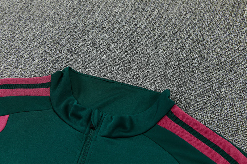 Chándal Real Madrid Verde y Rosa – Adidas – Conjunto de Entrenamiento
