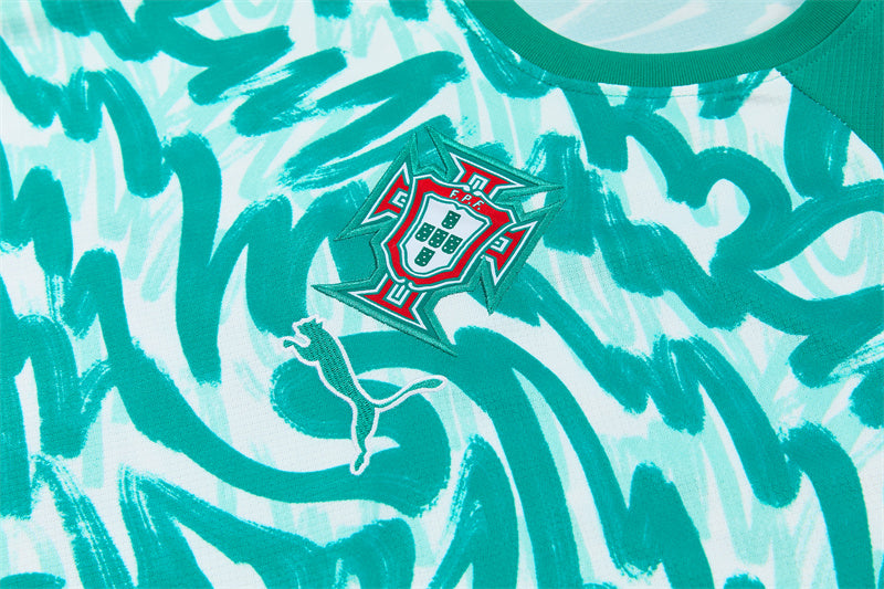 Conjunto Portugal 2026/2027 – Verde Estampado Entrenamiento