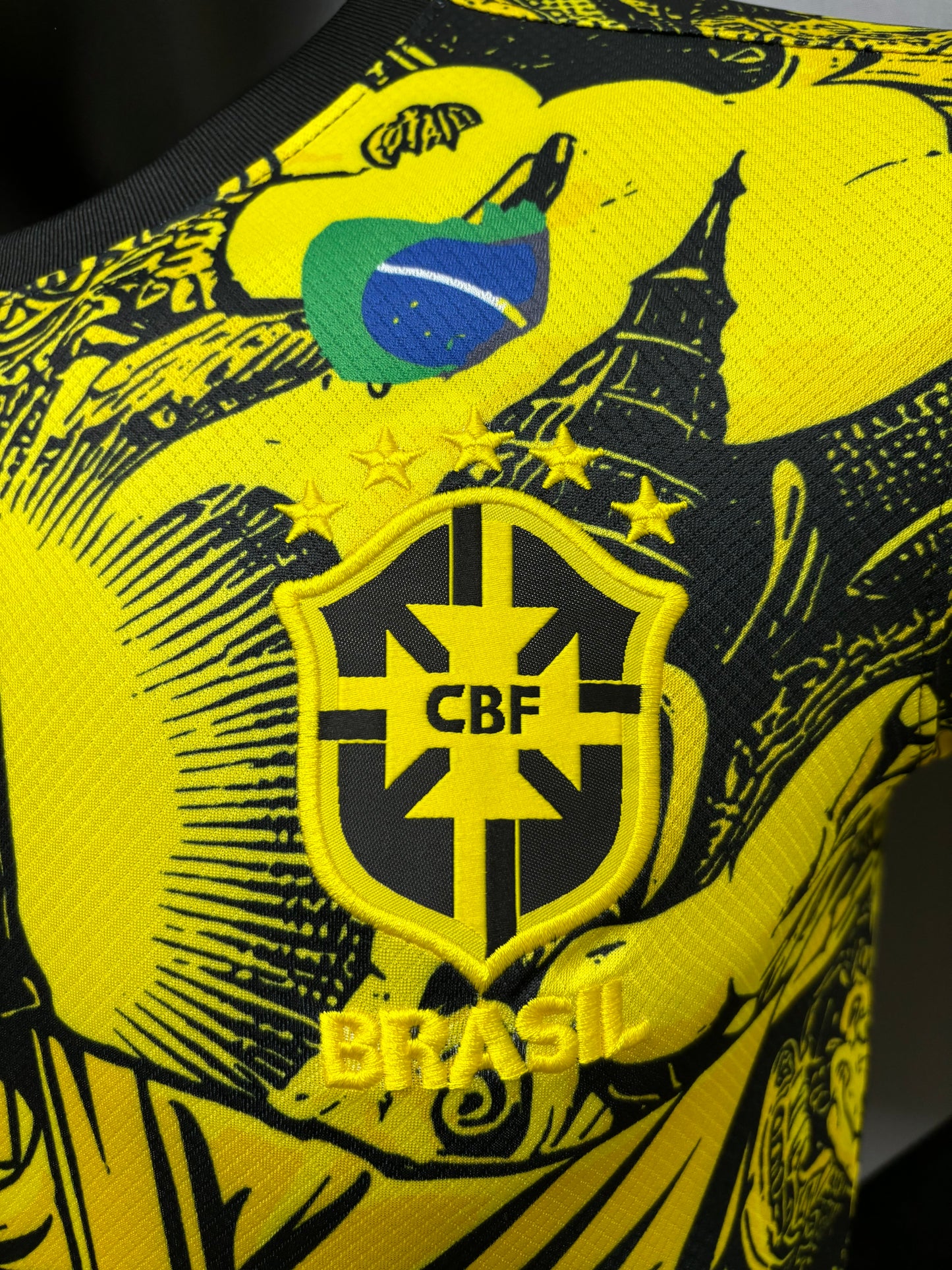 Camiseta Brasil Amarilla Edición Especial