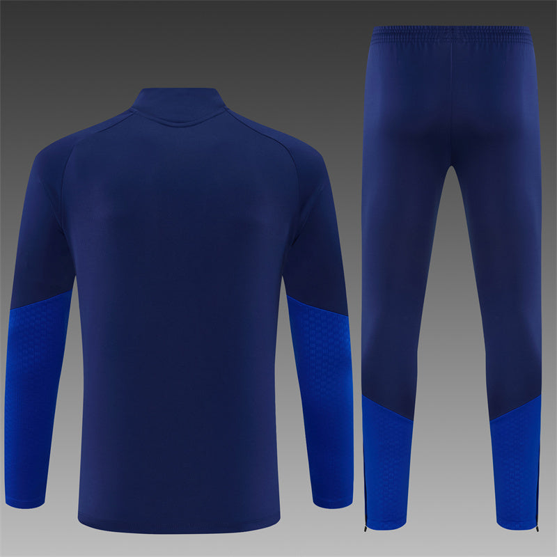 Chándal Colombia 2025/2026 – Conjunto de Entrenamiento Azul Marino Tricolor