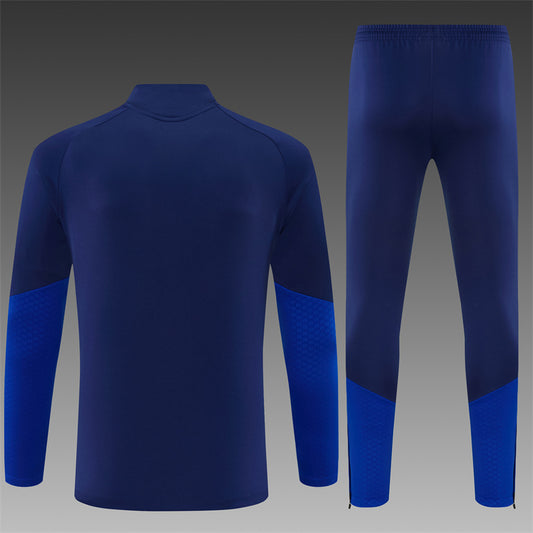 Chándal Colombia 2025/2026 – Conjunto de Entrenamiento Azul Marino Tricolor