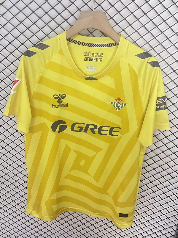 Camiseta Portero Real Betis Amarilla – Temporada 2025/26 (Oficial Hummel)