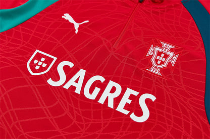 Chándal Selección Portugal Rojo y Verde – Puma – Conjunto de Entrenamiento