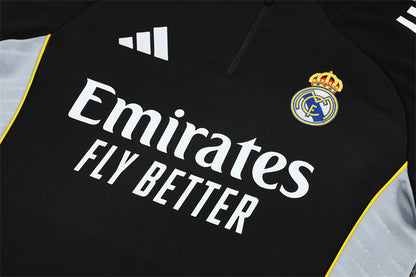 REAL MADRID – CONJUNTO DE ENTRENAMIENTO NEGRO 2025/26
