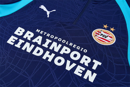 Chándal PSV Eindhoven Entrenamiento – Azul Marino y Turquesa