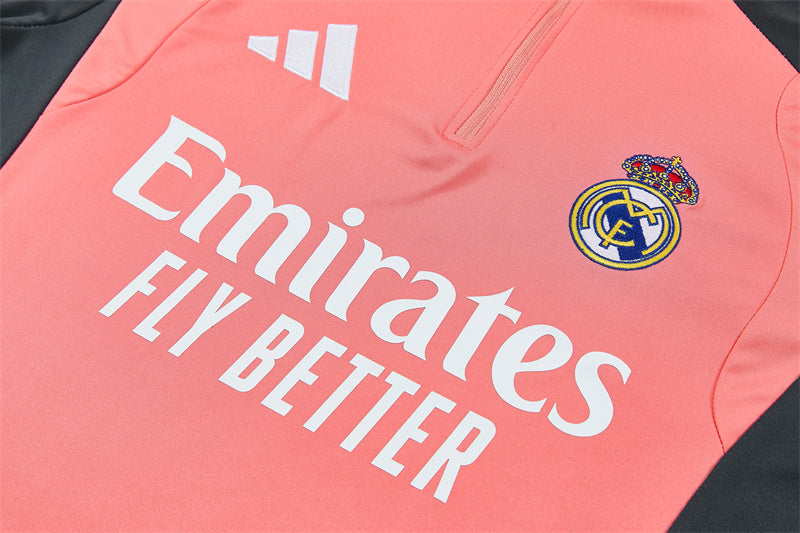 Chándal Real Madrid Entrenamiento 26/27 – Coral y Gris Oscuro