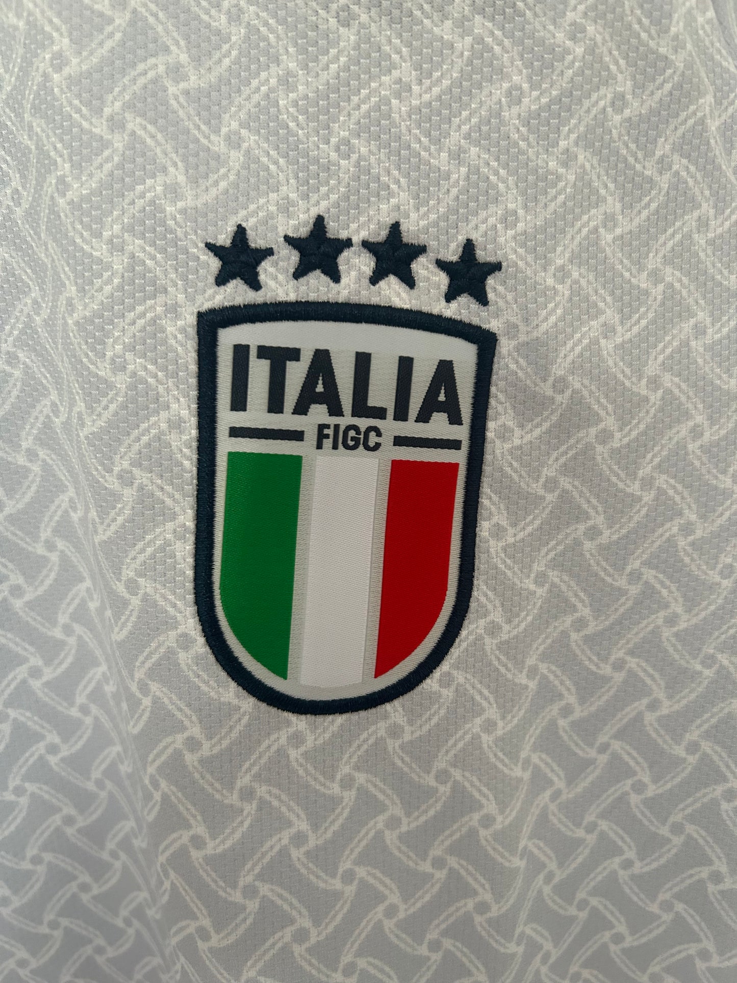 Camiseta Italia 2025/2026 Visitante – Blanca Detalles Dorados Premium