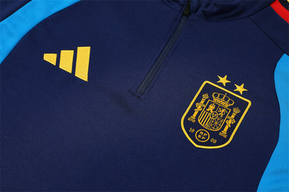 Chándal Selección Española Entrenamiento 2026/27 – Azul Marino, Azul Celeste, Rojo y Amarillo