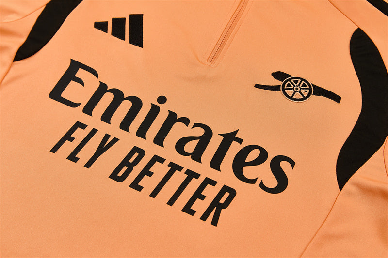 Chándal Arsenal Naranja y Negro 2026/27 – Adidas – Conjunto de Entrenamiento