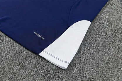 Chándal Real Madrid Azul Marino, Naranja y Blanco – Adidas – Conjunto de Entrenamiento