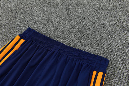 Chándal Real Madrid Azul Marino, Naranja y Blanco – Adidas – Conjunto de Entrenamiento