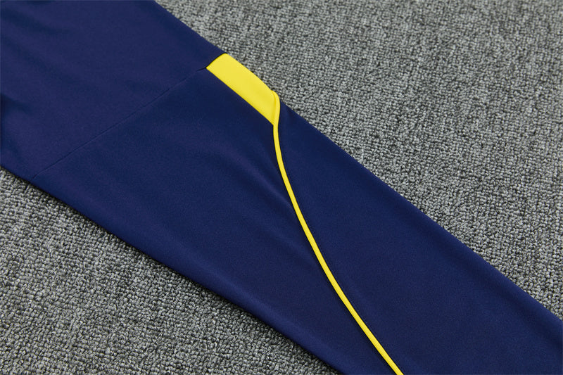 Conjunto Brasil 2026/2027 – Azul Oscuro/Amarillo Entrenamiento