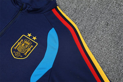 Chándal Selección Española Entrenamiento 2026/27 – Azul Marino, Azul Celeste, Rojo y Amarillo