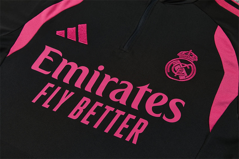 Chándal Real Madrid Entrenamiento 2026/27 – Negro y Rosa