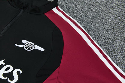 Chándal Arsenal Entrenamiento 26/27 – Negro, Granate y Blanco
