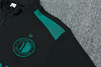 Chándal Feyenoord Rotterdam Entrenamiento 26/27 – Negro y Verde