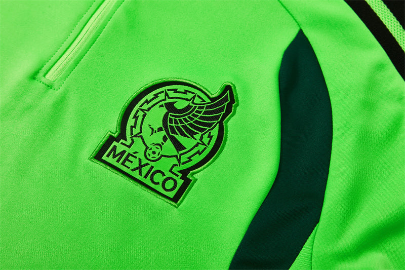 Chándal México 2025/2026 – Conjunto de Entrenamiento Verde Neón Oficial