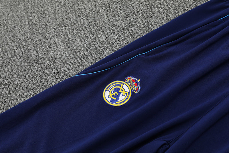 Chándal de Entrenamiento Real Madrid 25/26 – Azul Marino/Azul Celeste