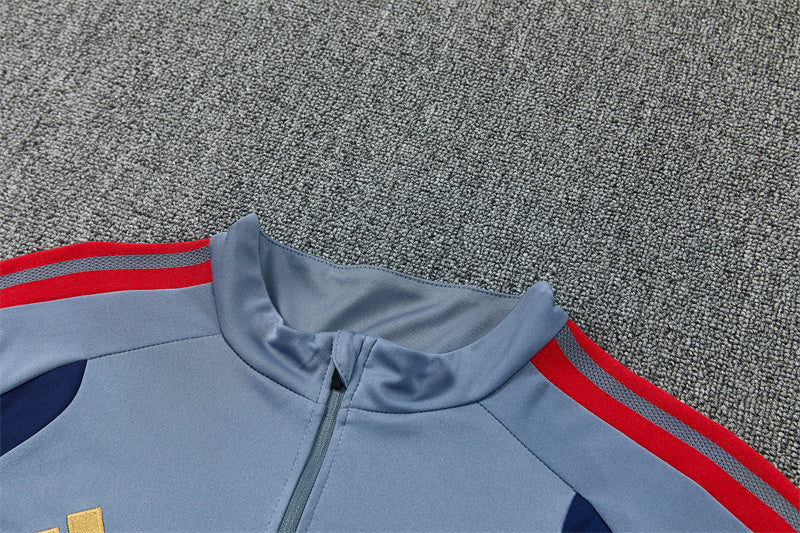 Chándal Bayern Múnich Gris y Azul 2026/27 – Adidas – Conjunto de Entrenamiento