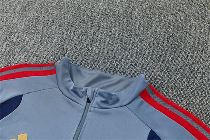 Chándal Bayern Múnich Gris y Azul 2026/27 – Adidas – Conjunto de Entrenamiento
