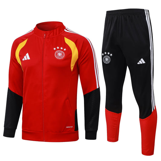 Chándal Alemania Entrenamiento 26/27 – Rojo, Negro y Amarillo