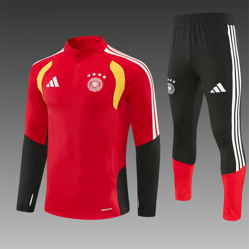 Chándal Alemania 2025/2026 – Conjunto de Entrenamiento Rojo Oficial