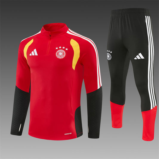 Chándal Alemania 2025/2026 – Conjunto de Entrenamiento Rojo Oficial