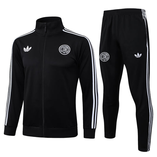 Chándal Alemania Retro 2025 – Negro Clásico Adidas Originals
