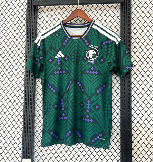 Camiseta Arabia Saudita 2025/2026 Local – Verde Geométrica