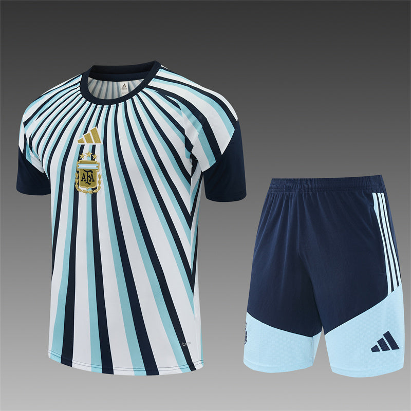 Conjunto Argentina 2026/2027 – Blanco/Azul Diseño Especial Entrenamiento